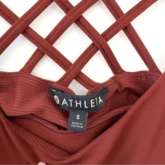 ATHLETA | Hyper Focus Dress Size Small Dried Cinnamon Rust - Picture 6 of 9